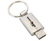 BESTRUNNER 4GB Modern Metal Crystal USB 2.0 Flash Drive Memory Storage Thumb Stick Key Ring U Disk Gift