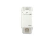 U disk Memory Stick Lightning Data USB 2.0 Compatibility With iPhone iPad Computer 32GB White