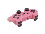 Bluetooth Wireless Dualshock PS3 Remote Game Gaming Controller Gamepad Consoles Joypad Joystick for Sony Playstation III with 6 Axis And Dual Vibration pink