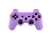 Bluetooth Wireless Dualshock PS3 Remote Game Gaming Controller Gamepad Consoles Joypad Joystick for Sony Playstation III with 6 Axis And Dual Vibration purple