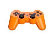Bluetooth Wireless Dualshock PS3 Remote Game Gaming Controller Gamepad Consoles Joypad Joystick for Sony Playstation III with 6 Axis And Dual Vibration orange