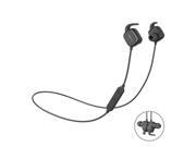 Mini Waterproof Bluetooth Wireless Earphone Sports Noise Canceling Headphones with Mic For Driving Outdoor Activities Black