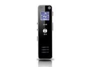 8GB Voice Activated Audio Recorder Multifunctional Portable Rechargeable Dictaphone MP3 Player