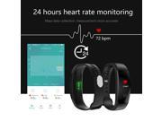 Bluetooth Watch Smart Band Surveillance du rythme cardiaque Podomètre Bracelet sport Wristband Fitness Tracker Smartwatch - Red