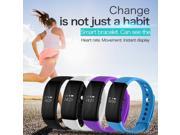 V66 Bluetooth Smartwatch Sport Smart Watch IP68 Waterproof Heart Rate Monitor Wristband Smart Health Bracelet for Android IOS - Purple