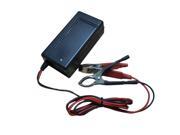 12 Volt 1000mah Sealed Lead Acid Charger AC Adapter for Sealed Acid Batteries with Alligator Clips