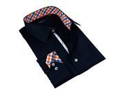 Domani Blue Label Luxe Men s Button Down Dress Shirt 100% Cotton