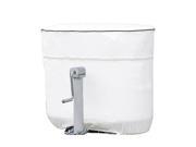 Double 30lb Propane Tank Cover White Fits Double 30lb 7.5 Gal