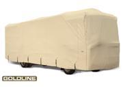 Goldline Class A RV Cover Tan Fits 246 L x 105 W x 120 H