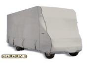 Goldline Class C RV Cover Gray Fits 245 L x 102 W x 110 H