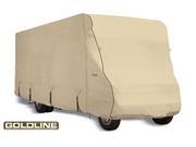 Goldline Class C RV Cover Tan Fits 269 L x 102 W x 110 H