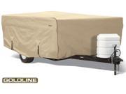 Goldline Foldling Camper Cover Tan Fits 120 L x 85 W x 54 H