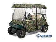 2 Passenger Drivable Golf Cart Enclosure Stone White