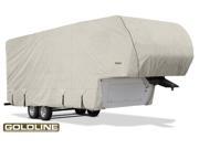 Goldline Fifth Wheel Trailer Cover Gray Fits 485 L x 106 W x 120 H