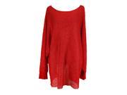 Alfani Womens Twinset Sweater Size 3X Regular Red Polyester