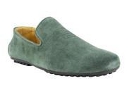 Emporio Armani Mens Loafers Size 5 US Green Calf Leather