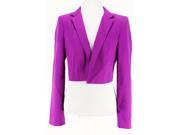 Anne Klein Womens Blazer Size 6 Regular Purple Polyester