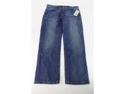 Michael Kors Womens Straight Leg Jeans Size 8 Blue Cotton Blend