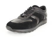 Versace Mens Sneakers Size 8 US 41 EU Eu Medium B M Black Leather