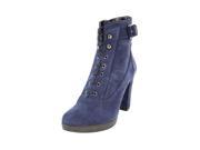Emporio Armani Womens Ankle Boots Size 10 US 40 EU Blue Suede