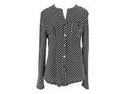 Charter Club Long Sleeve Womens Geometric Button Down Shirt Size L US Regular