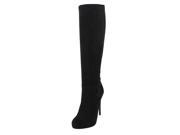 Emporio Armani Womens Over Knee Boots Size 8 US 38 EU Black