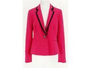 Anne Klein Women s Pink Polyester Blazer Size 2 Regular