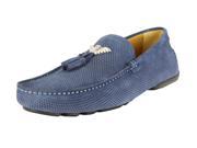 Emporio Armani Mens Loafers Size 5 US Blue Calf Leather