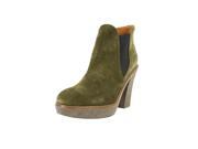 Emporio Armani Womens Ankle Boots Size 8 US 38 EU Green Suede