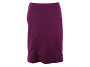 Jones New York Womens Pencil Skirt Size 8 Regular Purple Polyester Blend