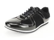 Versace Mens Sneakers Size 7 US 40 EU Eu Medium B M Black Leather