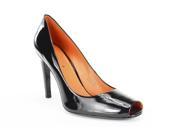 Via Spiga Womens Open Toe Heels Size 10 US Medium B M Black Leather