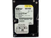 WD1600JS 08MHB0 WESTERN DIGITAL 160GB 7200RPM SATA INTERNAL 3.5INCH HARD DRIVE