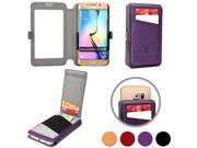 Cooper Cases TM Slider Flip Universal 5 Smartphone Wallet Case in Purple
