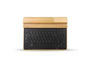 Cooper Cases TM Woodpad Universal Bamboo Wireless Bluetooth US English Keyboard Android iOS Windows Compatible; Built in Stand; Eco Friendly Material