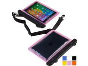 Cooper Cases TM Voda Universal 7 8 Tablet Waterproof Sleeve in Pink Lightweight Design Touch Sensitive Window Watertight Seal Adjustable Shoulder Strap