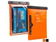 Cooper Cases TM Voda 10.1 Waterproof Tablet Sleeve in Orange Lightweight Design Touch Sensitive Window Watertight Seal Adjustable Shoulder Strap