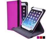 Cooper Cases TM Infinite S360 Universal 7 8 Tablet Folio Case in Magenta Universal Fit 360 Degree Rotating Stand Feature Synthetic Cover Elastic Strap