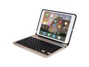 iPad Mini 4 Keyboard case COOPER KAI SKEL Keyboard Hard Clamshell Carrying Case Cover with Battery Power Bank for Apple iPad Mini 4 Gold