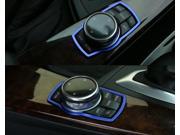 Grandioso Blue Aluminum Trim Decoration FOR I DRIVE I DRIVE Multimedia BMW 3 series E90 E92