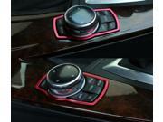 Grandioso Red Aluminum Trim Decoration FOR I DRIVE I DRIVE Multimedia BMW 3 series E90 E92