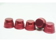 Grandioso 5pcs Red Air Condition Vent Opening Button Knob Decoration Cover sticker Fit for Mercedes Benz C Class W205 GLC AMG