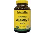Nature s Plus Vitamin E Carob Flavor 90 Chwbls