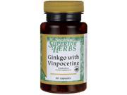 Swanson Ginkgo with Vinpocetine Standardized 40 5 mg 60 Caps