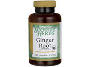 Swanson Ginger Root Standardized 250 mg 120 Caps