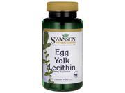 Swanson Egg Yolk Lecithin 60 Caps