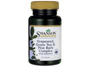 Swanson Grape Seed Green Tea Pine Bark Comple 60 Caps