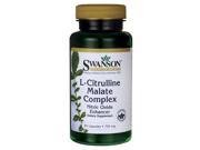 Swanson L Citrulline Malate Complex 750 mg 60 Caps