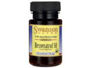 Swanson Resveratrol 50 50 mg 30 Caps