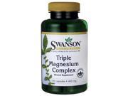Swanson Triple Magnesium Complex 400 mg 100 Caps